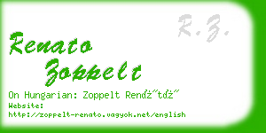 renato zoppelt business card